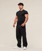 Men's Short Sleeve Gym Sports T-Shirt: Elastic, Crew Neck, Fashion Printed, Fitness Running Training Top