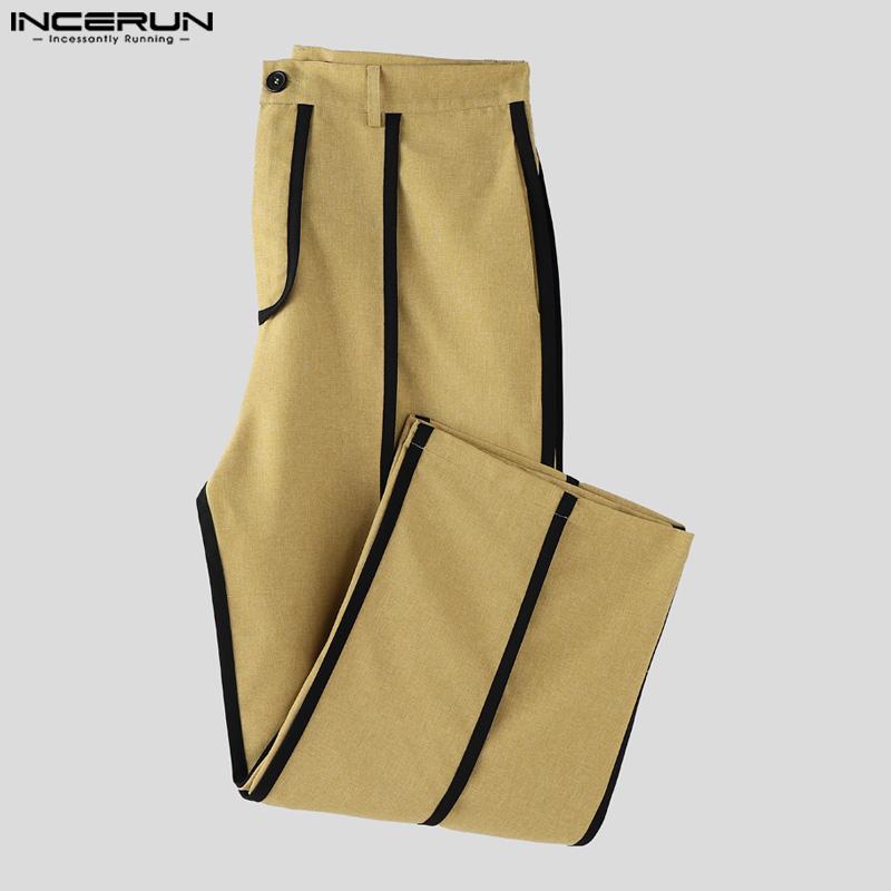 INCERUN 2PCS Men Thin Open Front Blazer Long Suit Pants Two Piece Suit Casual Outfits Sets