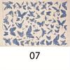 1 pz Carta Trasferibile in Argilla Porcellana Blu e Bianca, Carta Decalcomania Fai da Te per Ceramica Argilla, Carta Trasferibile per Argilla Ceramica, Artigianato Tradizionale, Carta Riutilizzabile