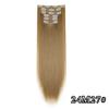 Estensioni Capelli 24 Pollici 16 Clip Acconciatura Lunga Liscia Sintetiche Bionde Nere Extension Resistenti al Calore Capelli Finti Uso Quotidiano