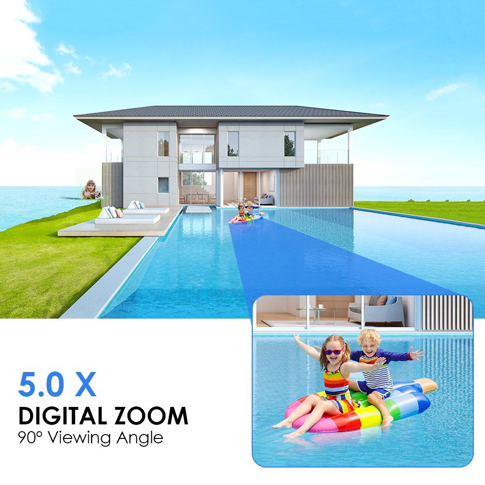 4MP WiFi PTZ IP Kamera ICsee Dış Mekan Güvenlik Kamerası Video Gözetim CCTV Kameralar Onvif AI İnsan Algılama Renkli Gece Görüşü