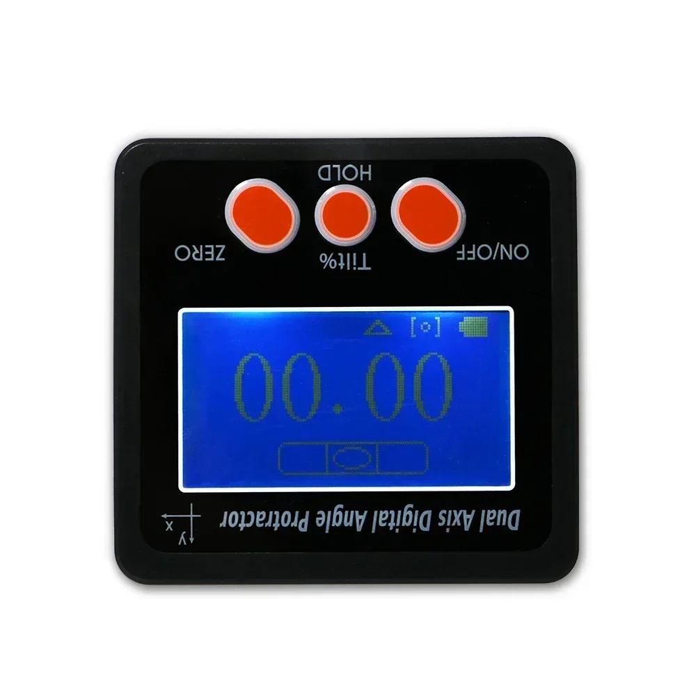 Digital Inclinometer Protractor Angle Finder Dual Axis Electronic Protractor Angle Gaube Bevel Box With Magnet Inside