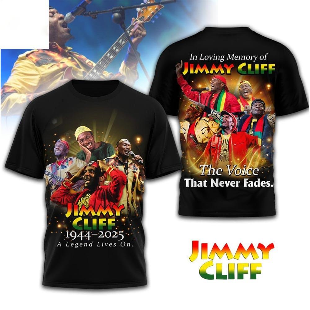 Jimmy Cliff Memorial Tribute Shirt 2026 3D T-shirt S to 5XL 2F1440 S