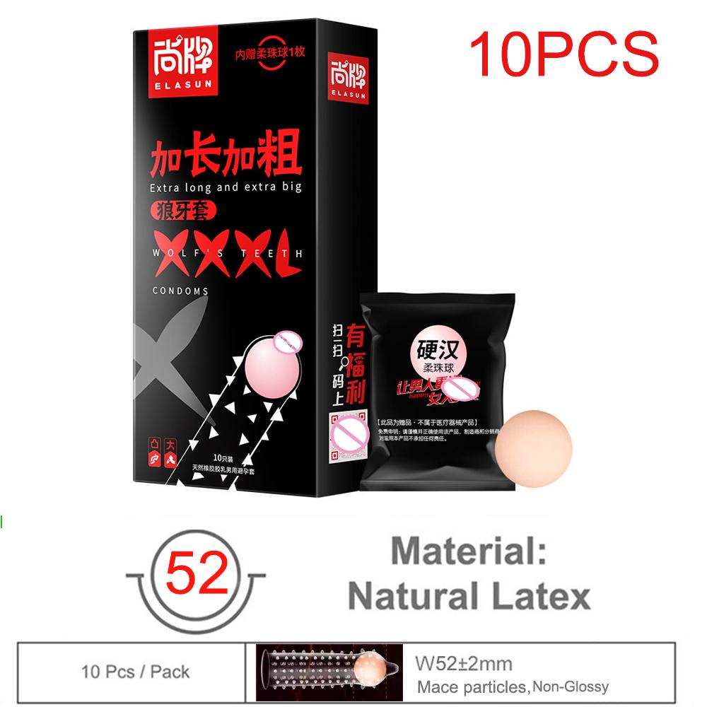 Kondom Ball Naturkautschuk Kondome Perle duldet sicheres Sexspielzeug für Erwachsene mit Penishülle