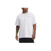 Under Armour Project Rock Soft Comfortable Versatile Short Sleeve T-Shirt Men Tops White 1389950-100