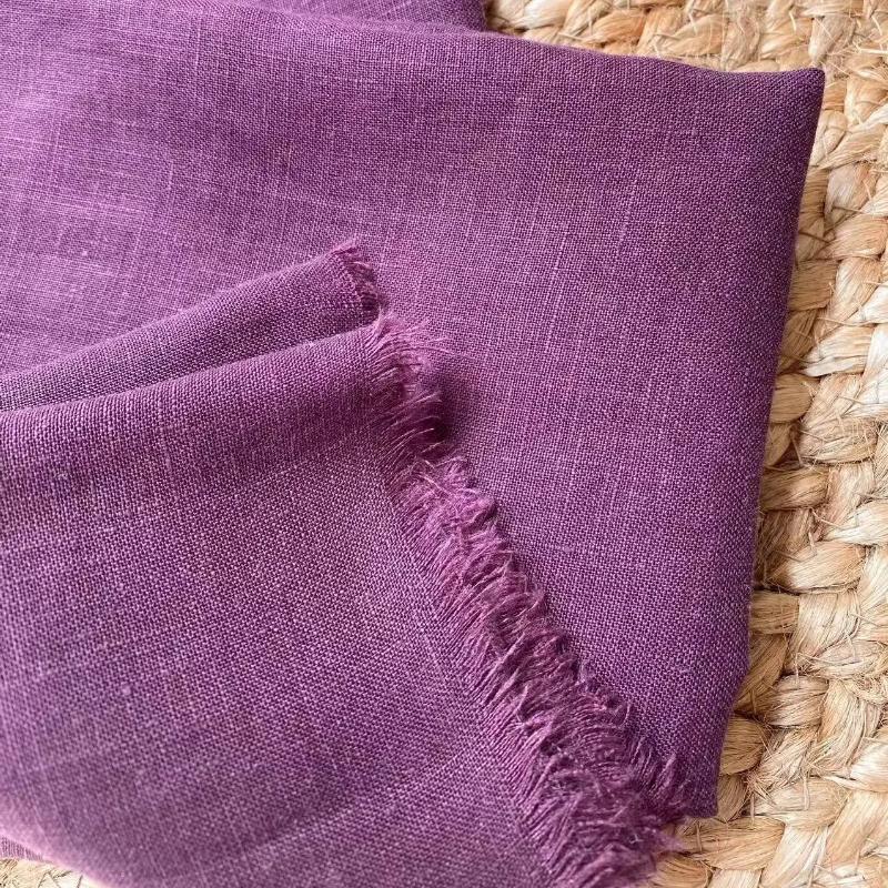 280cmx100cm Pure Linen Fabric for Sewing Quilting Fabrics DIY Crafts Bags Baby Clothing Dress Bedding Sets Handmade Sewing