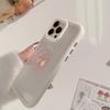 Applicable To IPhone 15 Smudge Bow Mobile Phone Case Apple 14 ProMax Sweet 16 Acrylic 12 Three Dimensional 13