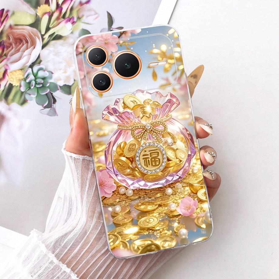 For Honor Power2 Phone Case Soft Clear Silicone Back Cover Butterfly Dragon Cat Floral Painting Bumper On Honor Power 2 Fundas