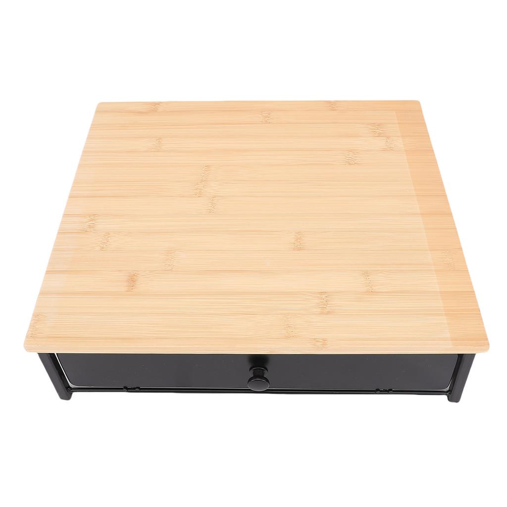 Kaffeepadhalter Schublade 36 Pads Fassungsvermögen Eisen Kapsel Aufbewahrungsschublade Arbeitsplatten Organizer für Kaffeestation