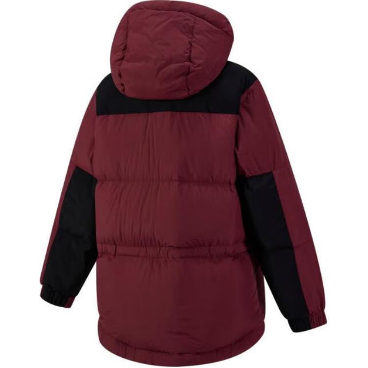 Timberland Af Durable Water Repellent Hooded Fashion Versatile Down Jacket Men Jacket Burgundy A2N68-EIC
