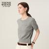 Teenie Weenie Women's Shawl-Style Short Sleeve Knit Sweater