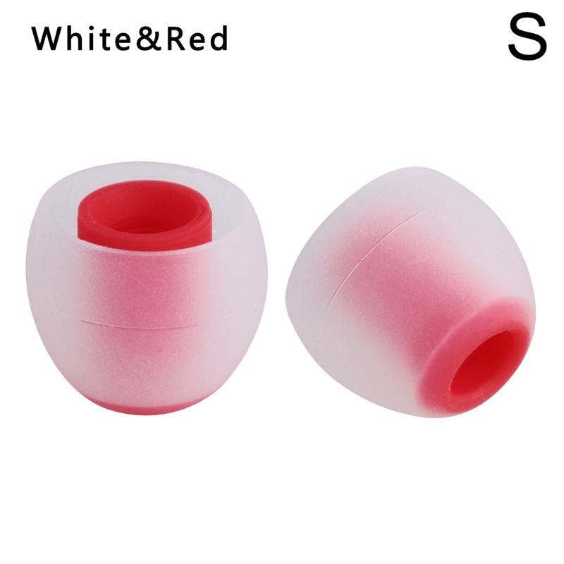 12 Pcs 3.8mm In-Ear Earphone Sleeve Universal Colorful Soft Silicone Earbuds Replaceable Rubber Ear Tips Headphone Accessories