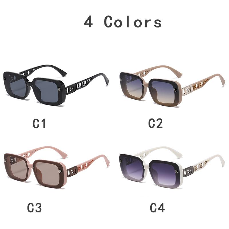 New Fashion Luxury Designer Sunglasses Women Rectangle Vintage Trendy Shades Glasses Outdoor Party UV Protection
