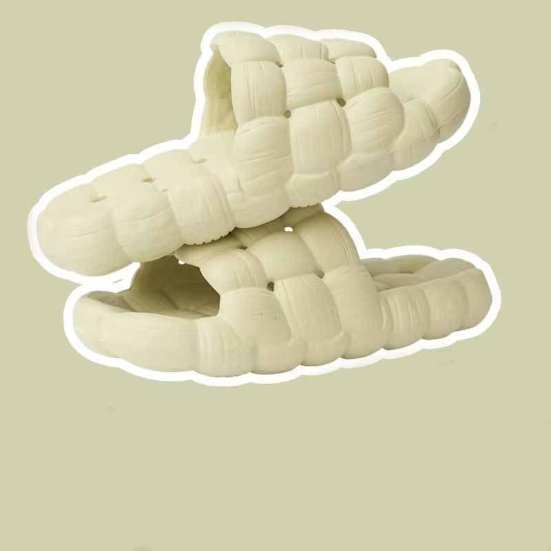 Letní protiskluzové žabky Silná platforma Muži Koupelna Domácí Pantofle Protizápach Měkká podrážka Lehké Sandály Cloud Slides