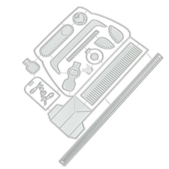 

Women Handbag Shape Embossing Cutting Die DIY Craft Stencil Scrapbook Mold