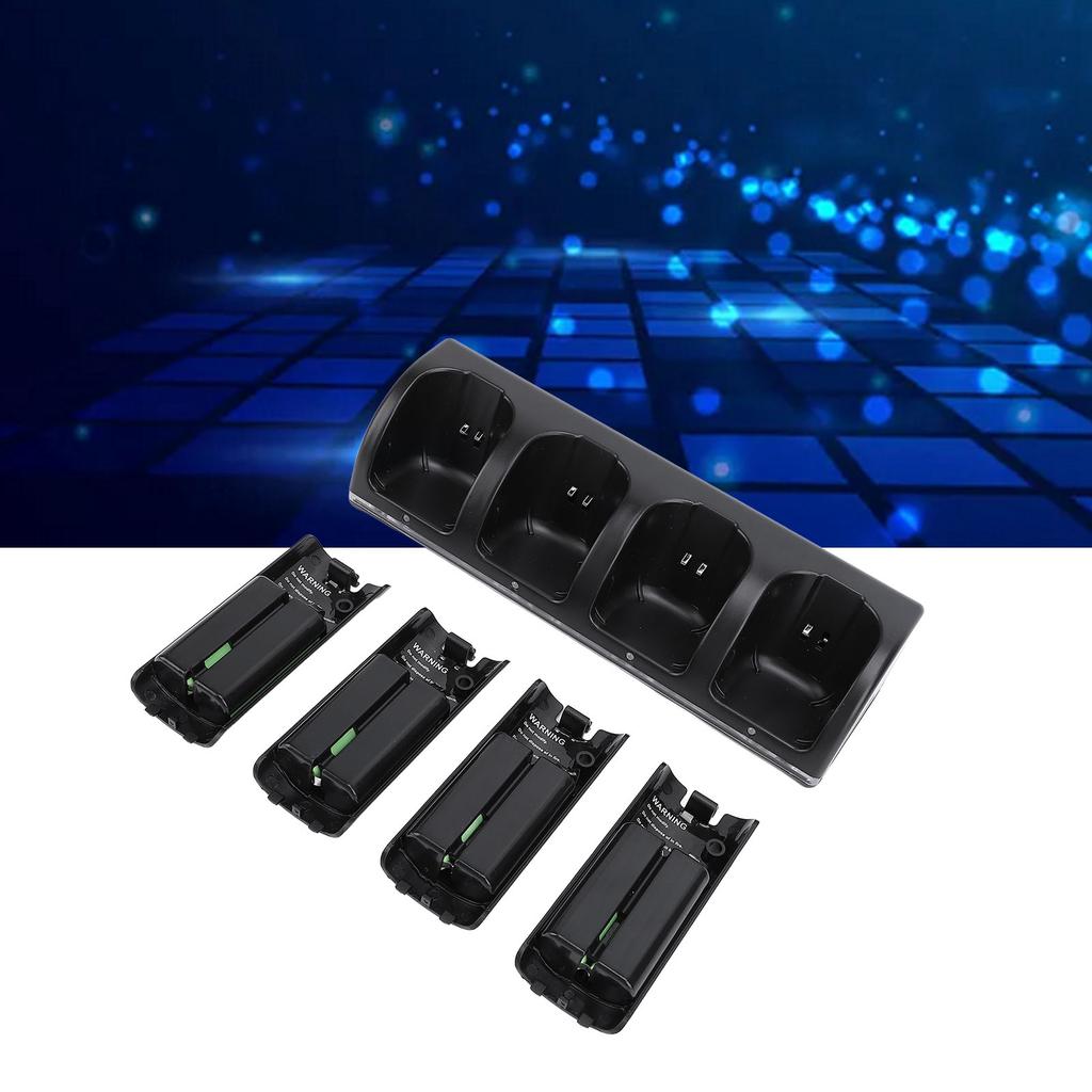 Controller  R Station for   Remotes Controller  R Dock Station with 4 Pack 2800mAh Re Able Battery