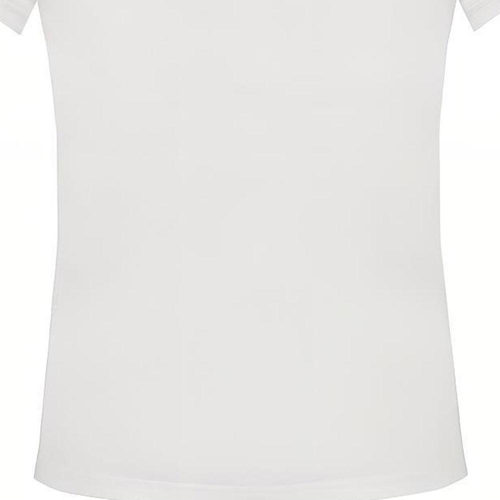 Balenciaga T Shirts Women's White Crew Neck Moderate 571213TEVB69044