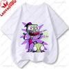 Invader Zim Grafik T-Shirts Unisex Unisex Cartoon TV Vintage Beliebtes Shirt Mode Kawaii Niedlich Kreativität Kurzarm-T-Shirts