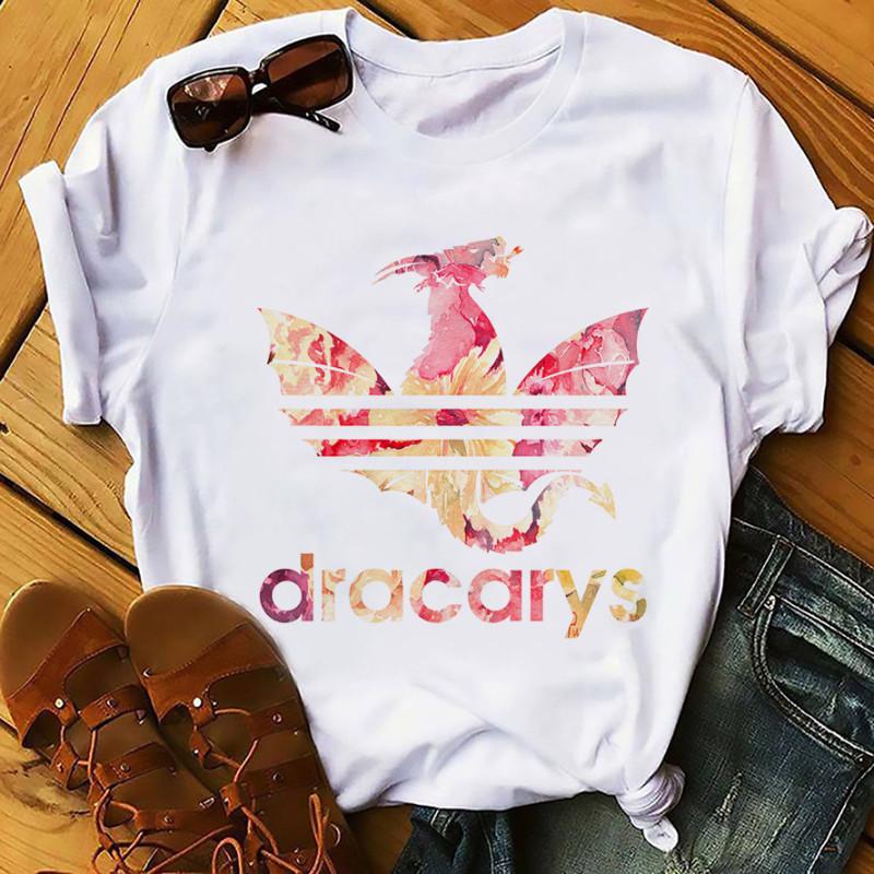 T-shirt Donna Con Libellula - Manica Corta, Estiva, Cotone Morbido - Divertente E Casual
