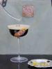 High Foot Cocktail Glass Simplicity Household Kitchen Martini Cup Transparent Crystal Glass Goblet Barware Martini Couple Cup