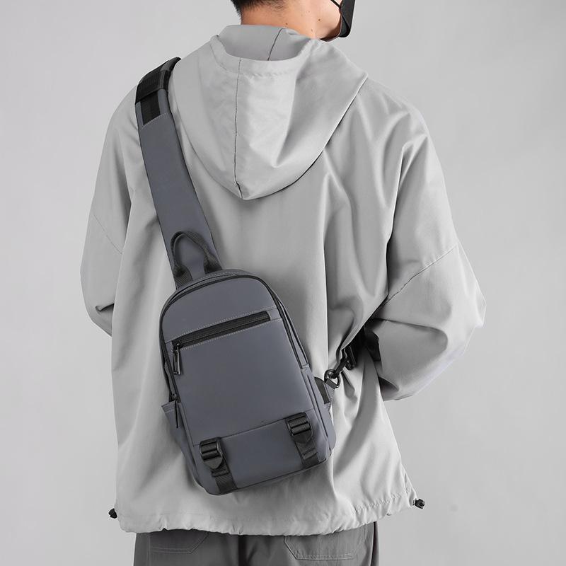 Unisex-Brusttasche, einfache Aufbewahrungstasche, leicht, für Reisen, kleiner Rucksack, Umhängetasche, modisch, lässig, einzelne Schultertaschen