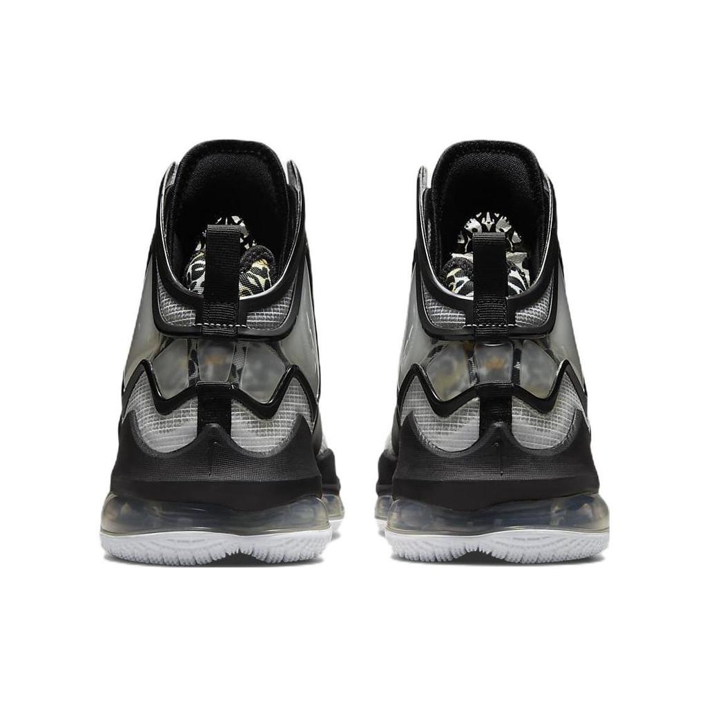 Nike LeBron 19 Herren Sneaker Weiß Schwarz Metallic-Gold CZ0203-100