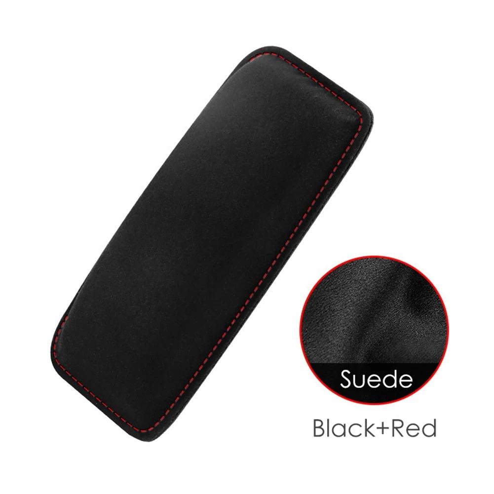 Comfortable Suede Car Pillow Car Knee Pad Auto Cushion Elastic Memory Foam Leg Pad Headrest In The Car Accessories