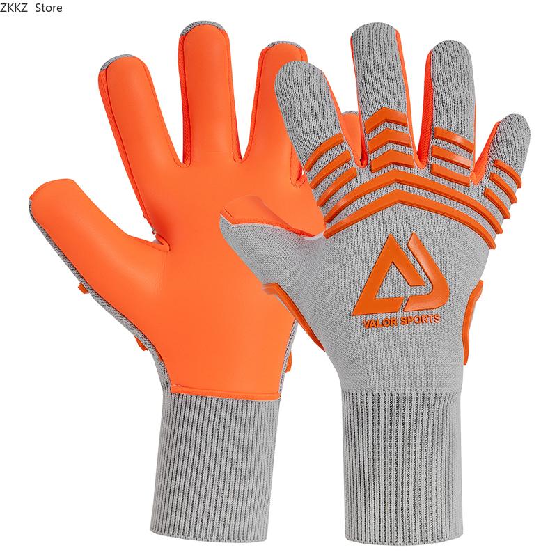 Kinder Erwachsene Torwarthandschuhe Torwarthandschuhe Verdicken Latex Fußball Fußball Anti-Rutsch-Schutz Fußball Kinder Torwarthandschuhe