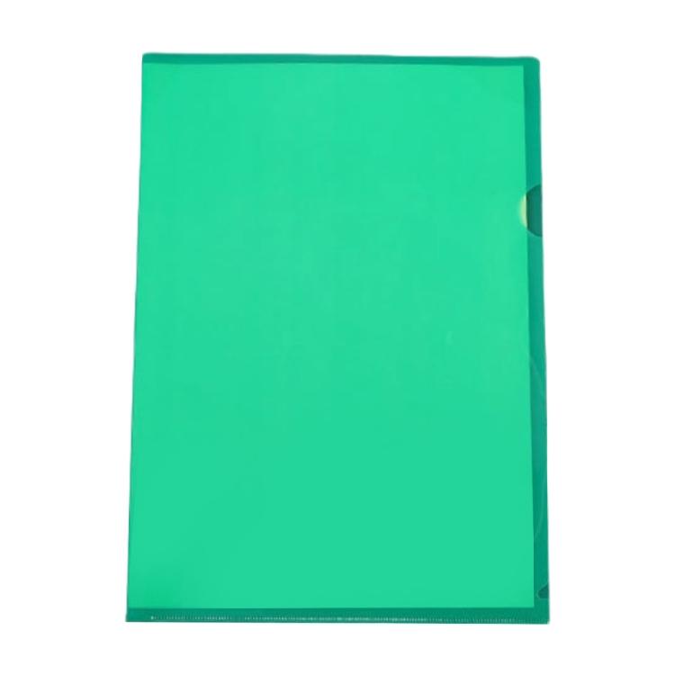 6 Color L Shaped Folder A 4 Plastic Folder Paper Clip Folder Presentation Folder for Protection File