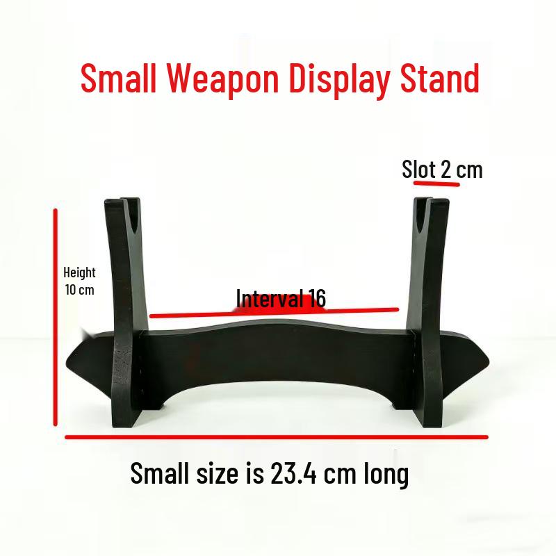 Wooden Multi-Layer Sword Display Rack