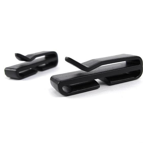 MOLLE System Outdoor Waist Belt Clip Leather Loop Webbing End Storage Buckle Accessory