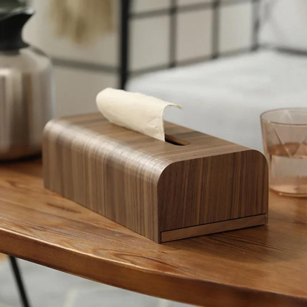 Drawer Design Solid Wood Tissue Box Nordic Style Tissue Holder Tissue Case  Living Room