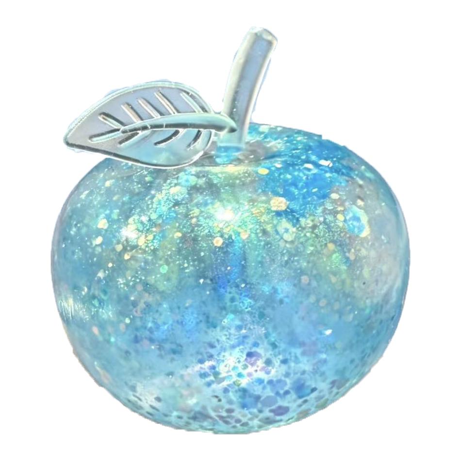 Appel Druk Groene Appel Squishies Schattig Kleurrijk Speelgoed Langzaam Rijzend Stressverlichting Fidget Speelgoed voor Kinderen Volwassenen Anti-Angst Cadeau