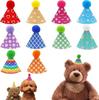 Pet Birthday Pom-Pom Party Hat for Cats, Dogs & Bears - Cute Doll Decoration