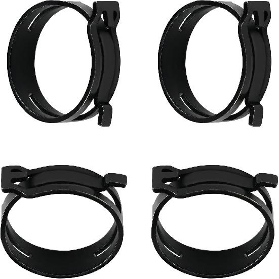 Bevinsee 4 pcs Upper & Lower Radiator Hose Clamps Kit 19511-PH7-003 Compatible with Honda Civic 2006-2011 Accord CR-V Element Fit Odyssey Pilot