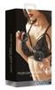 Menottes de poignet Plush Noir - Ouch! - Menottes