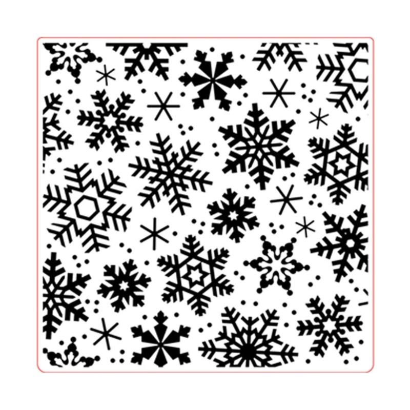 Paper Embossing Folder Snowflake Pattern Embossing Stencils Textured Scrapbooking Templates for Kid Craft Card Making 1