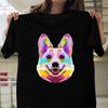 Pem Welsh Corgi Colorful Pop Art Portrait for Dog Lovers Pullover Gift for Dog Lovers Men T Shirts