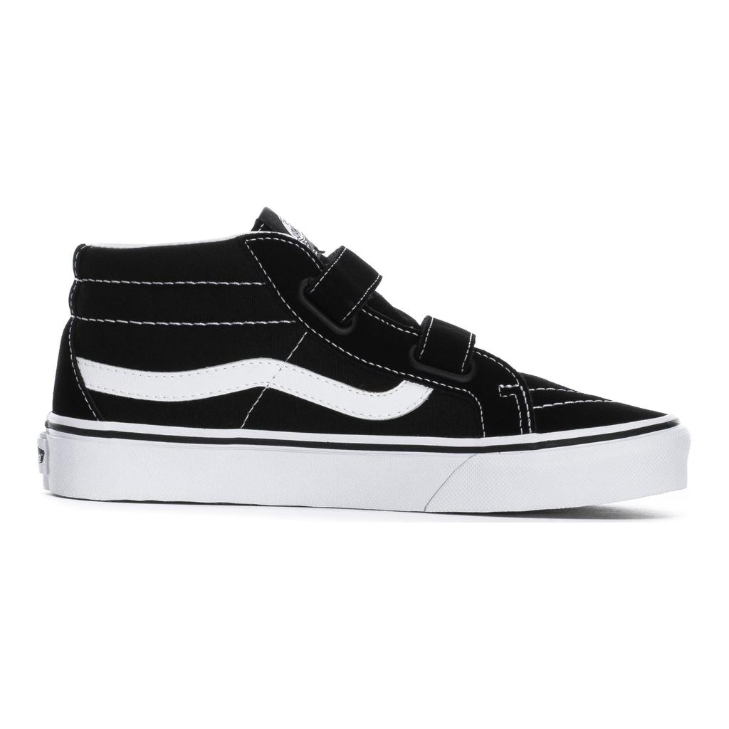 Vans SK8 Reissue V Abrasion Resistant Support Mid top Kids' Skateboarding Shoes Black Teenagers VN0A4UI56BT