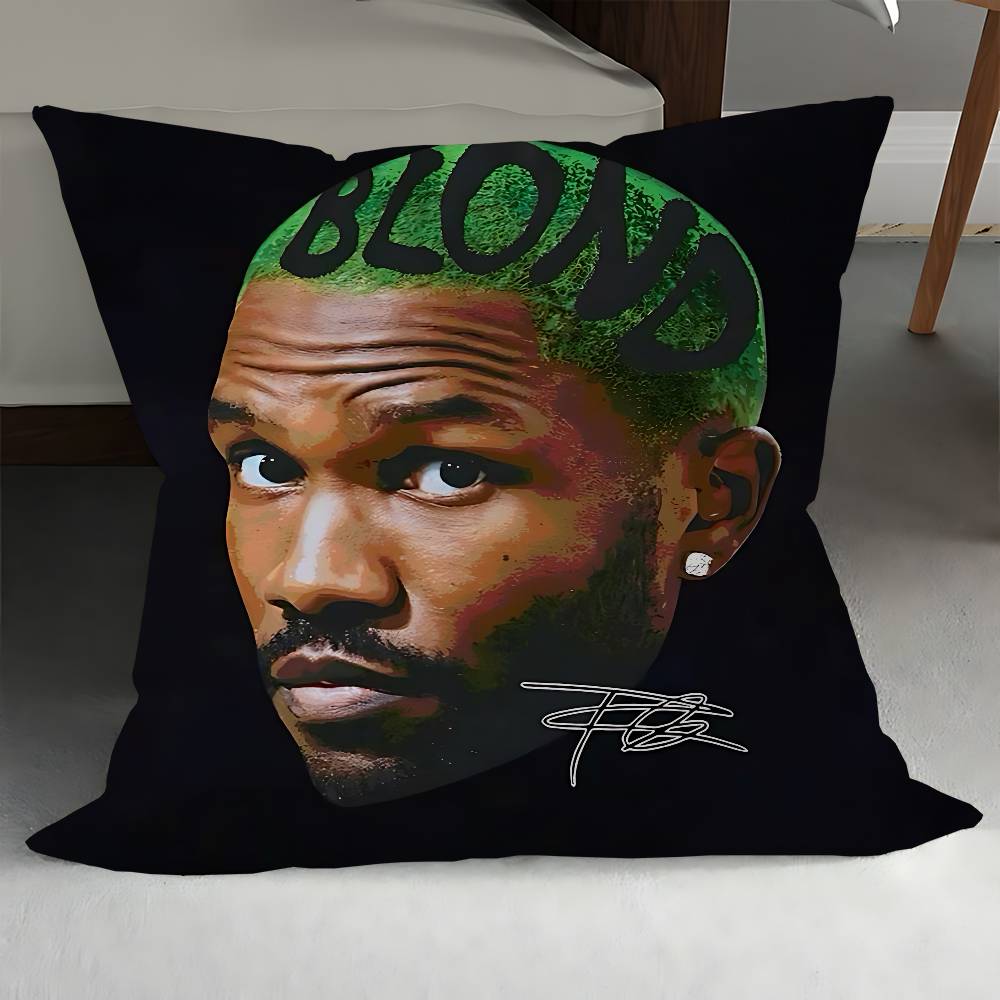 Singer Frank Ocean B-Blonde Pillow Case Throw Pillow Chair Seat Cushion Nap Pillows Cushion Seat Soft Pad Pillow Sofa Cushion