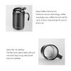Foldable Portable Coffee Filter Coffee Maker Stainless Steel Drip Coffee Tea Holder Reusable Paperless Pour Over Coffee Dripper