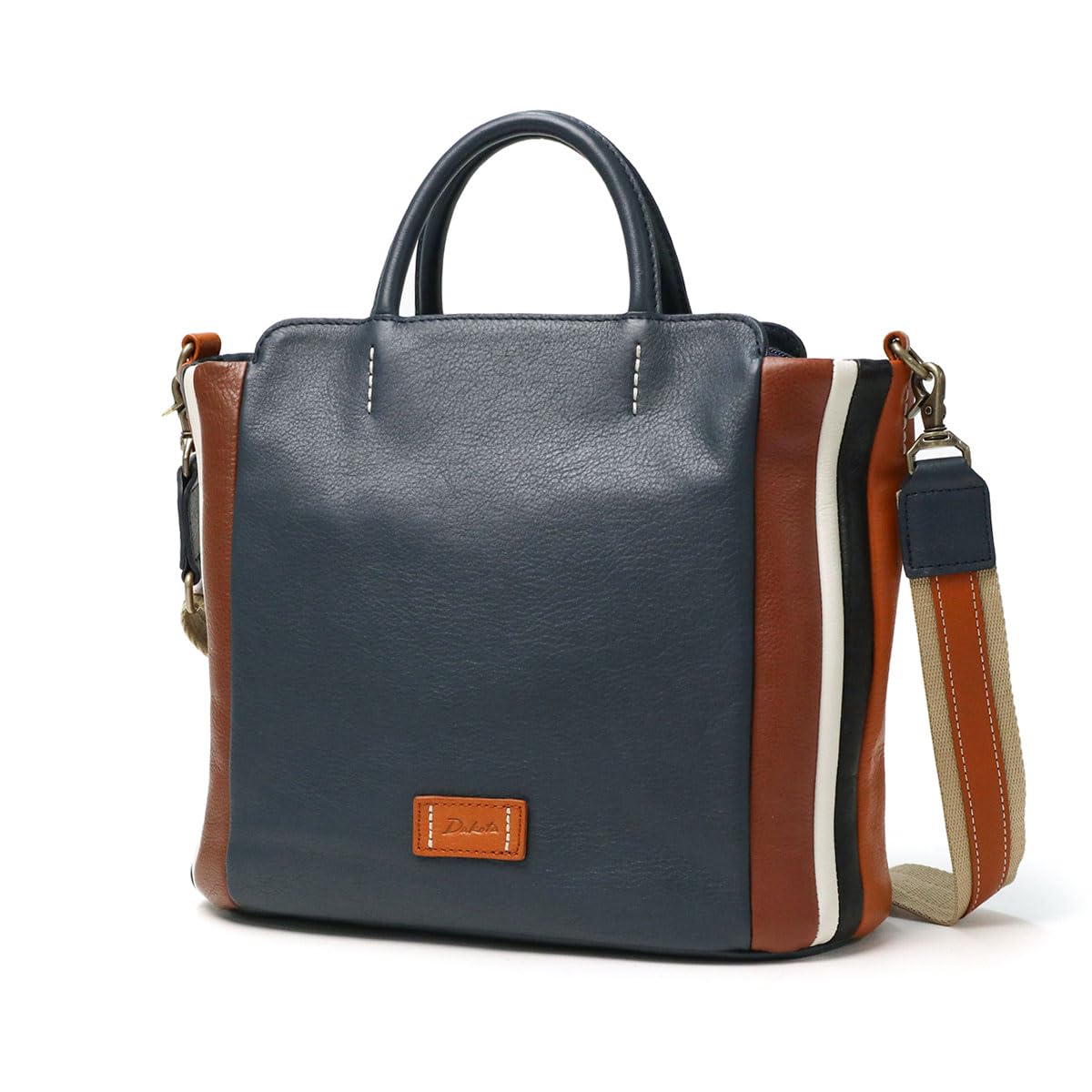 

shoulder genuine navy [Dakota] DA-1034580-60 2-way bag, leather, large,