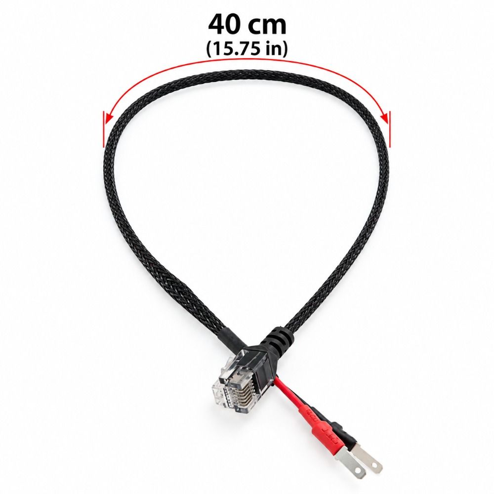 Braided Detector Hardwire Kit RJ11 Connector Detector Tap Cord Car Accessories