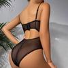 Sexy Lingerie for Women Mesh Erotic Babydoll Bodysuit With Chain Straps Teddy Erotic Dress for Sex Lenceria Costumes 1180