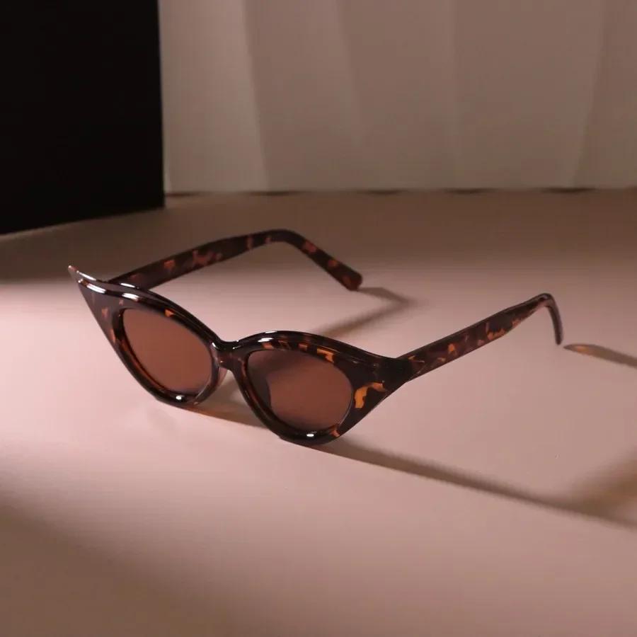 

Colorful Small Frame Cat Eye Sunglasses Women Men Sun Glasses Female Mirror Colors Designer Brand Fashion Cool Eyewear other