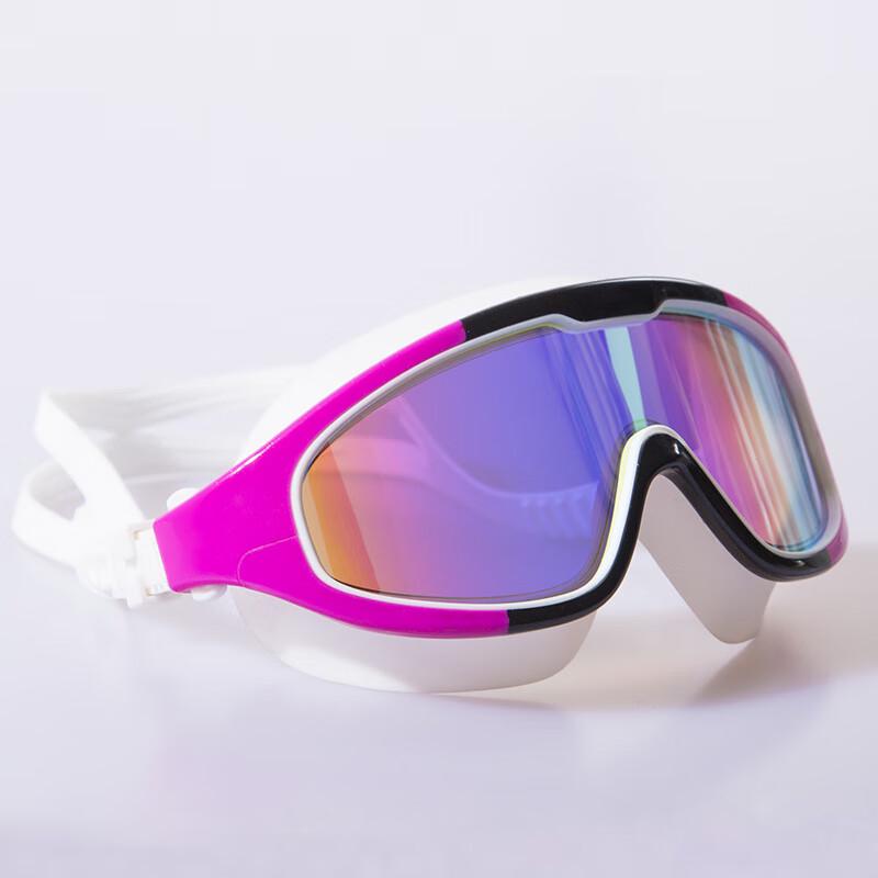 Duże Oprawki HD Przeciwmgielne Galwanizowane Gogle Pływackie