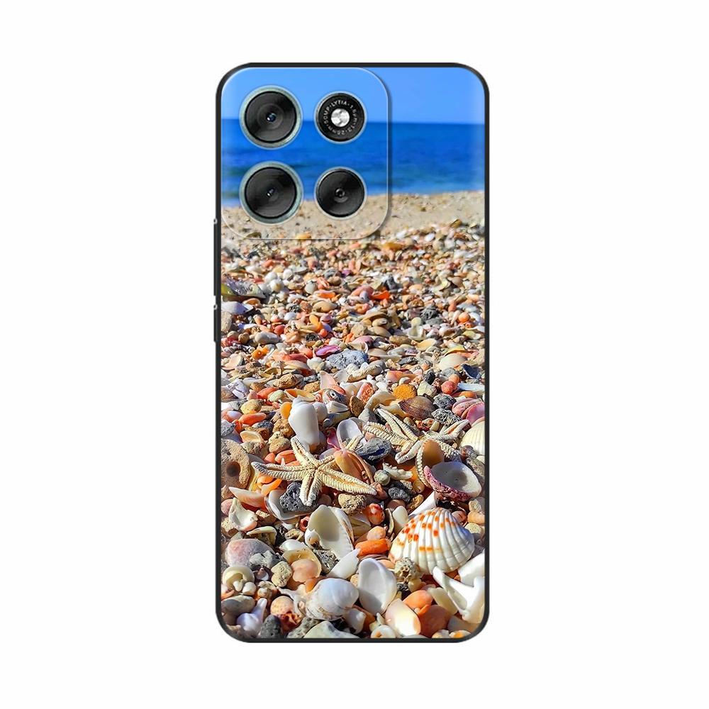 Case For Motorola G86 Case Color Painted Soft Liquid Silicone Camera Protection Phone Cover For Moto G86 XT2527-2 G 86 Fundas