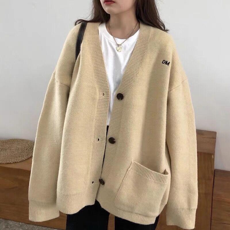 Designer Niche Korean Loose Soft Knit Cardigan - Autumn/Winter Women's Sweater