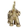 Figurină elegantă din rășină aurie, elefant, artizanat, ornamente Feng Shui pentru cadouri de casă