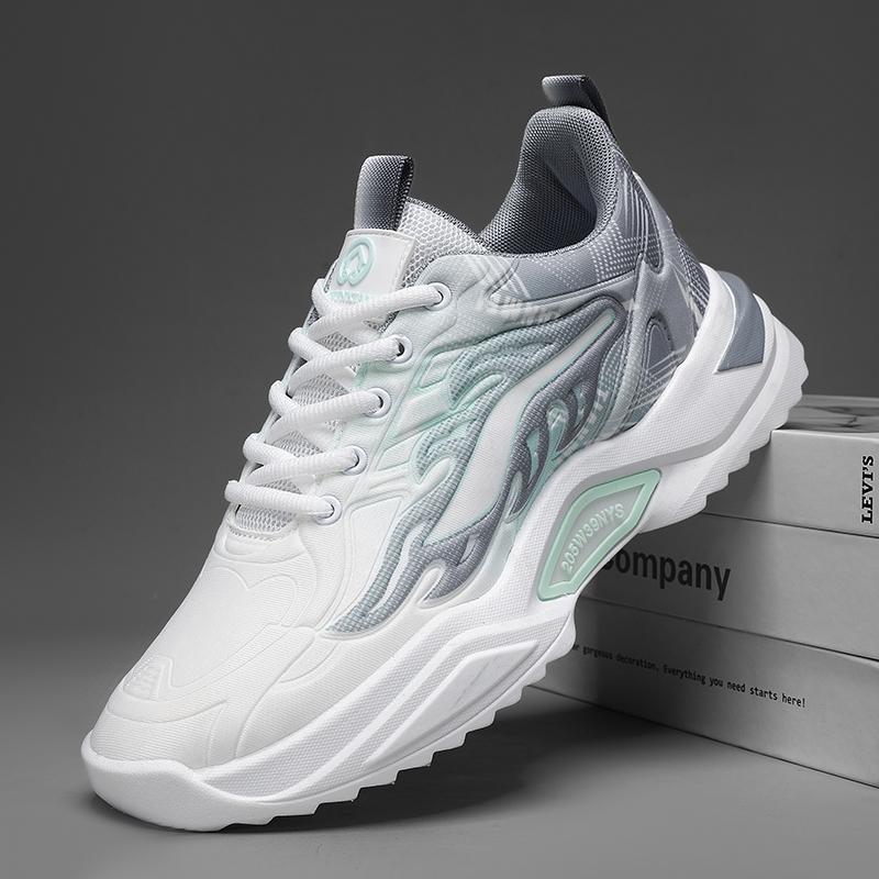 Summer men's casual versatile shoes, fashionable sports shoes, breathable running shoes, outdoor walking training tennis shoes